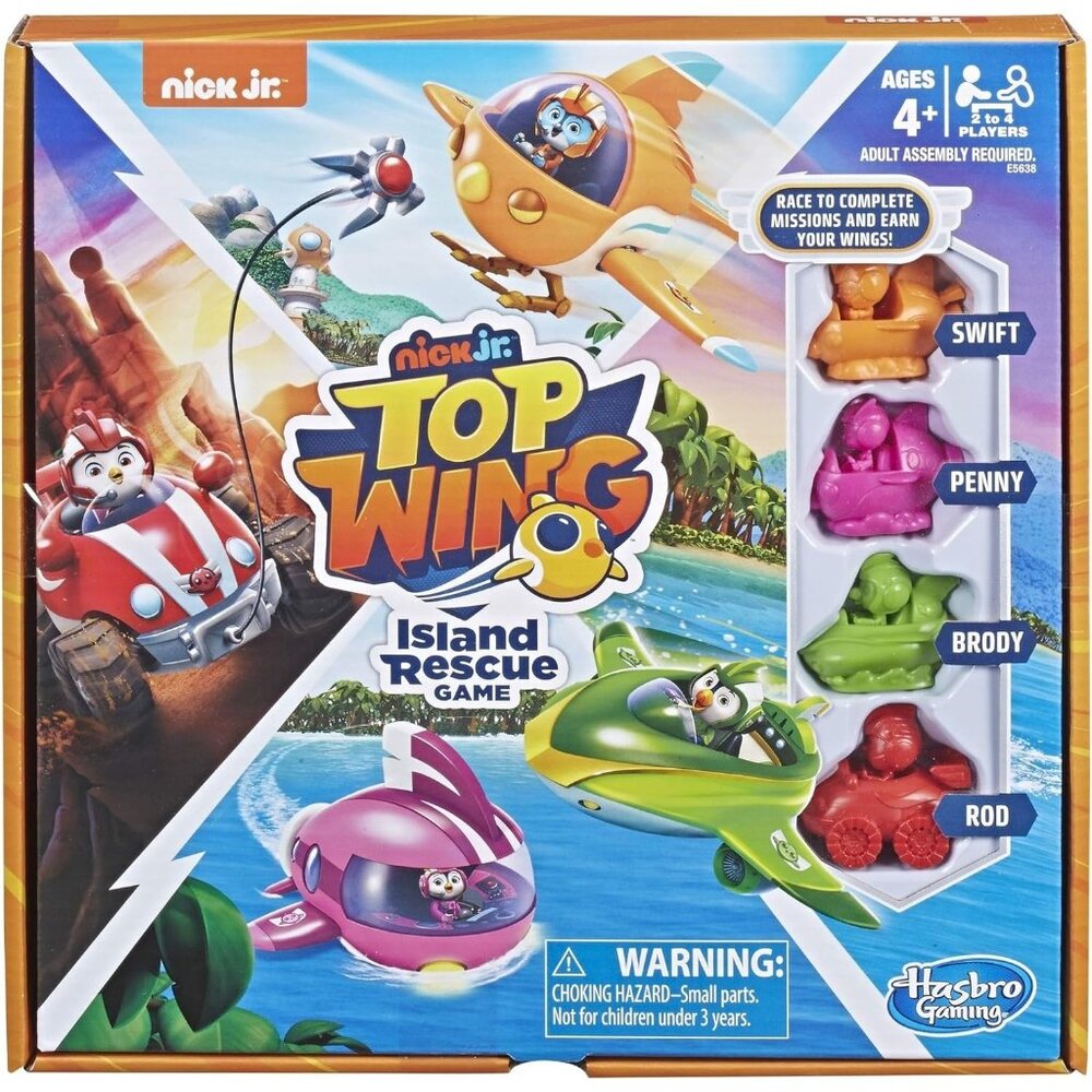 Nick Jr Top Wing Island Rescue Game NEW Ages 4 AND UP